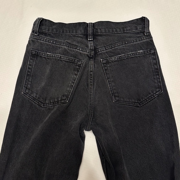 Black Cynthia High Rise Straight Jeans - Picture 4 of 6